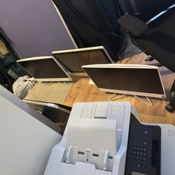 2 HP & 1 Mac  Computer.