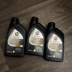 3 1quart New Sealed Castrol Edge Euro Car 5w-40 Engine Oil 