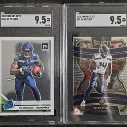 D.K. Metcalf Graded Rookie Cards ×2