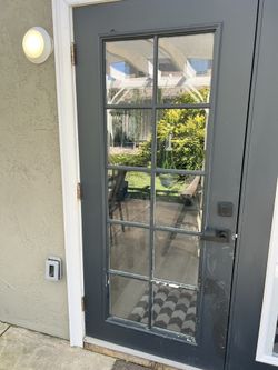 French Door Glass