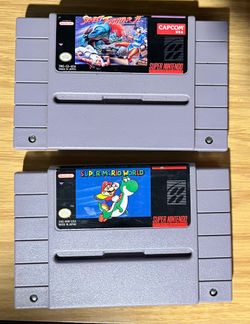 Super Nintendo  games $45 for both