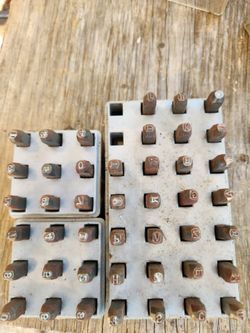 Metal stamps lot #1