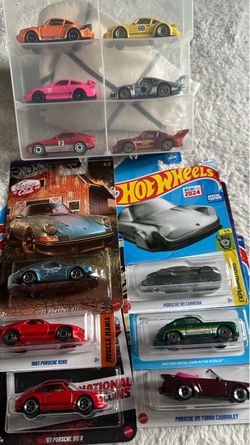 Hot Wheels Porsches lot