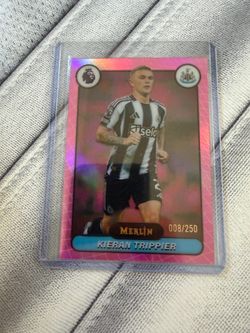 2026 Topps Merlin Kieran Trippier Pink Refractor 8/250