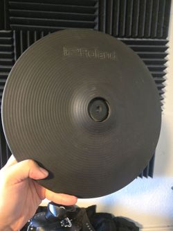 Roland v drums cy 12c crash electric cymbal
