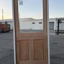 Exterior Wood Dutch Door 