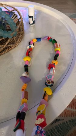 Phone strap whimsical funky colorful