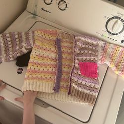 Kids Crochet Cardigan 