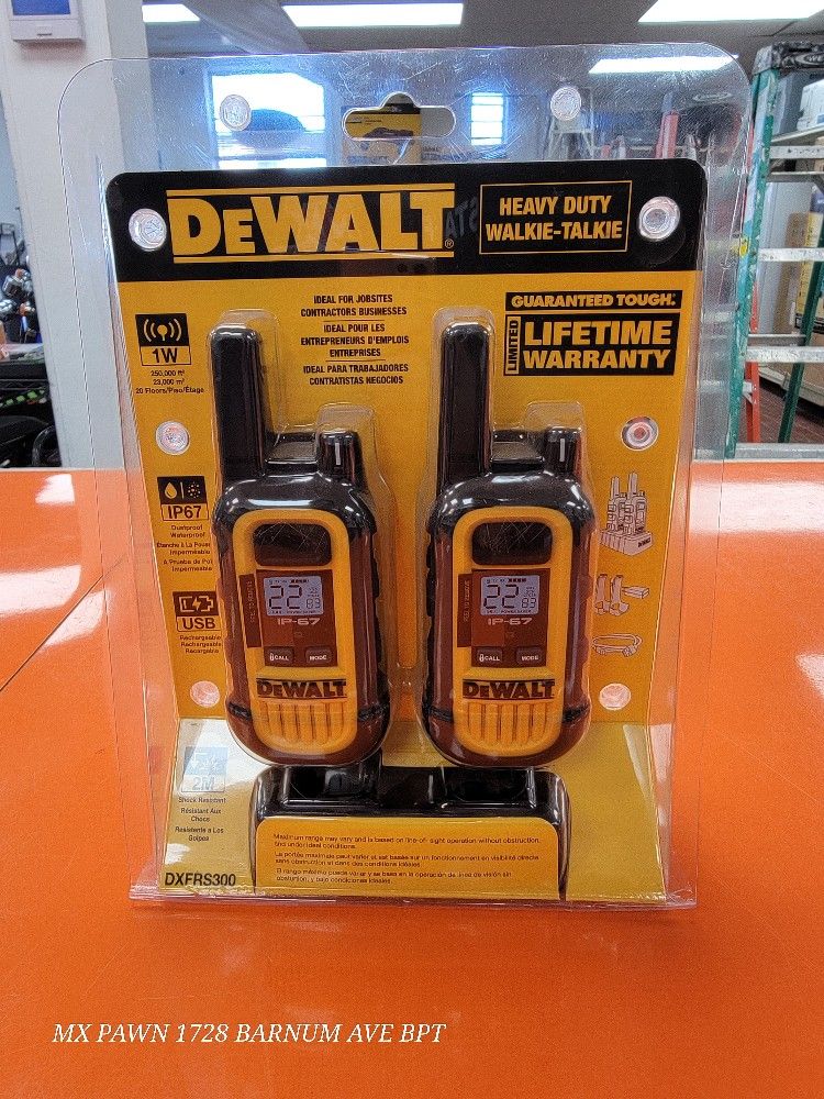 Dewalt DXFRS300 Two Way Walkie Talkies