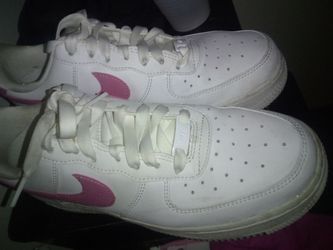 Nike Air Force 1 White Pink Sneakers low tops