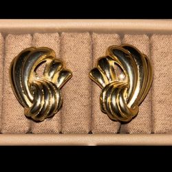 VINTAGE GOLD GIVENCHY EARRINGS