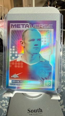 Topps Chrome Wayne Rooney Manchester United UEFA Metaverse MV-12