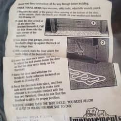 Garage Door Threshold Seal