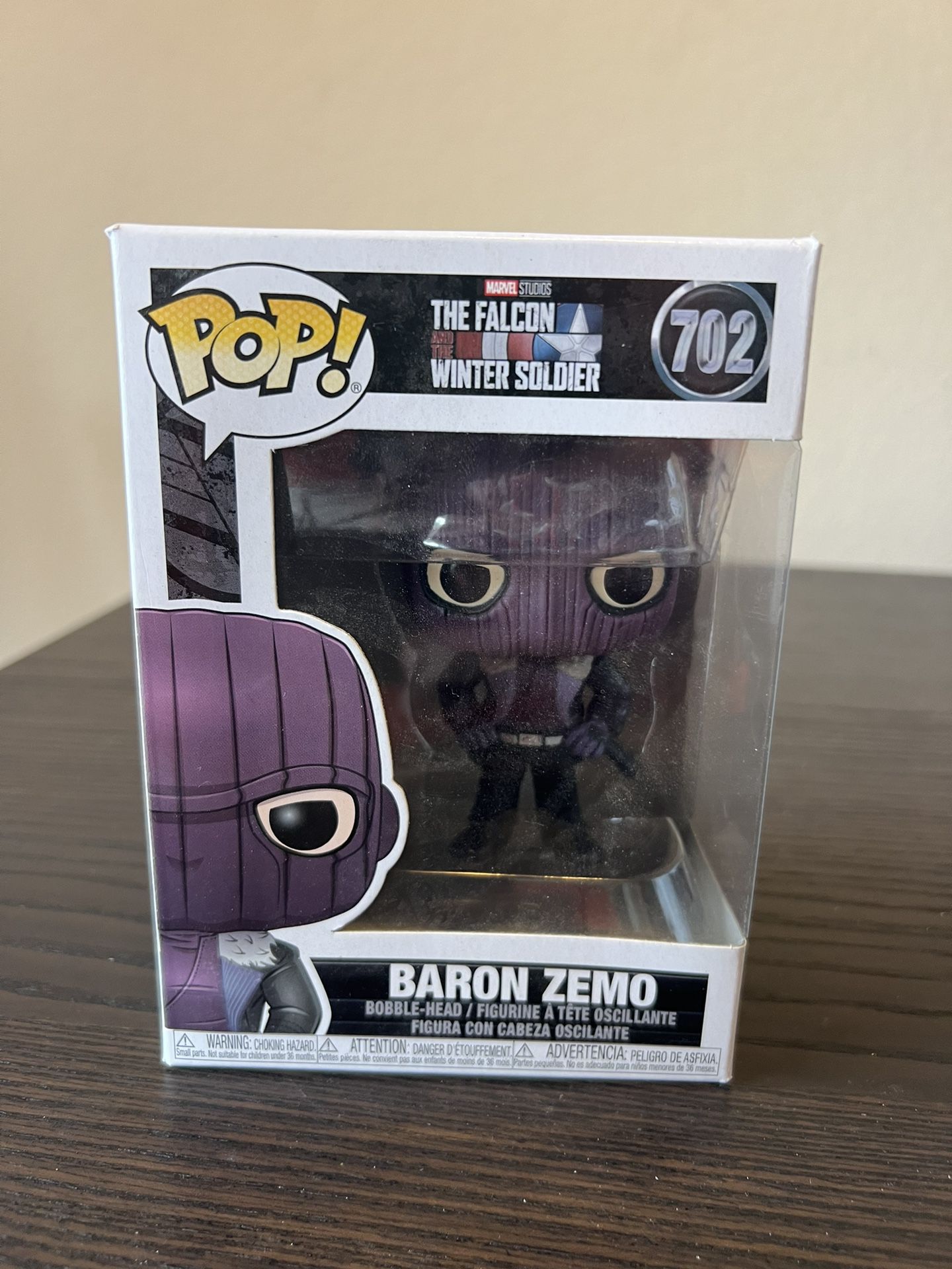 Baron Zemo #702 Funko Pop Falcon Winter Soldier Marvel MCU Disney Bobblehead TV