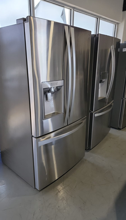 Kenmore 3 Door Stainless Steel Refrigerator Fridge
