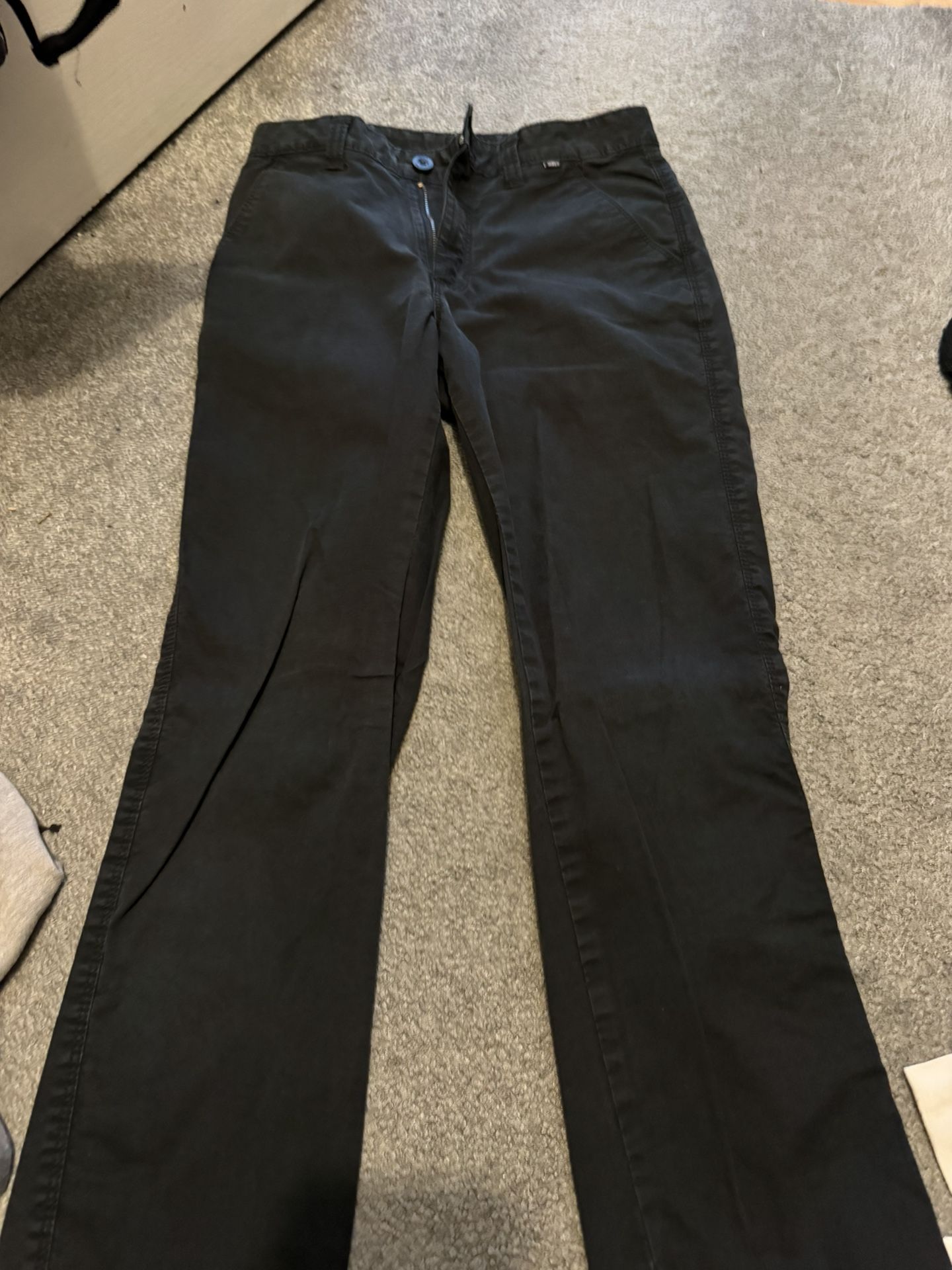Vans Boys Size 10 Black Casual Pants