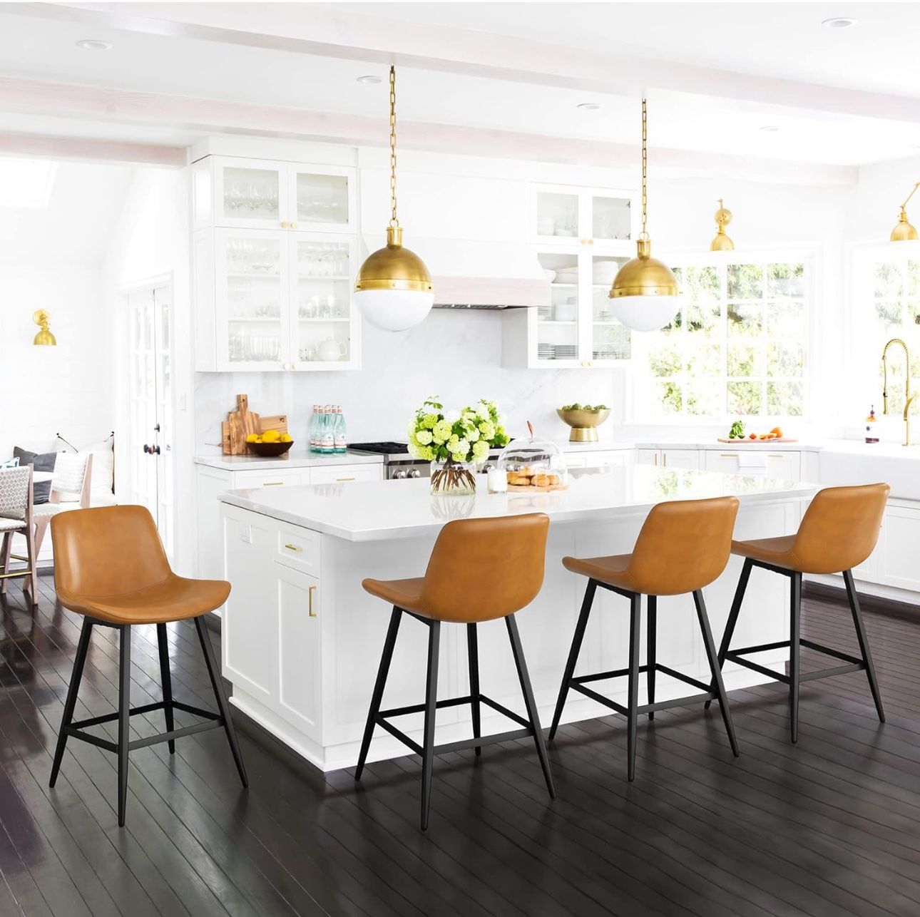 Set Of 4, Counter Height Stool