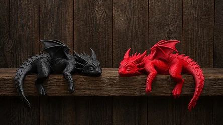 3D Printed Dragon Monitor Buddies