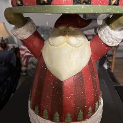 Santa Candle Holders