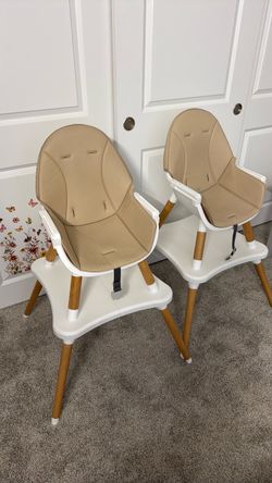 Two high chairs