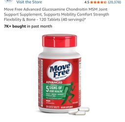 Move Free Advanced Glucosamine Chondroitin MSM Joint Support Supplement 2 for $25