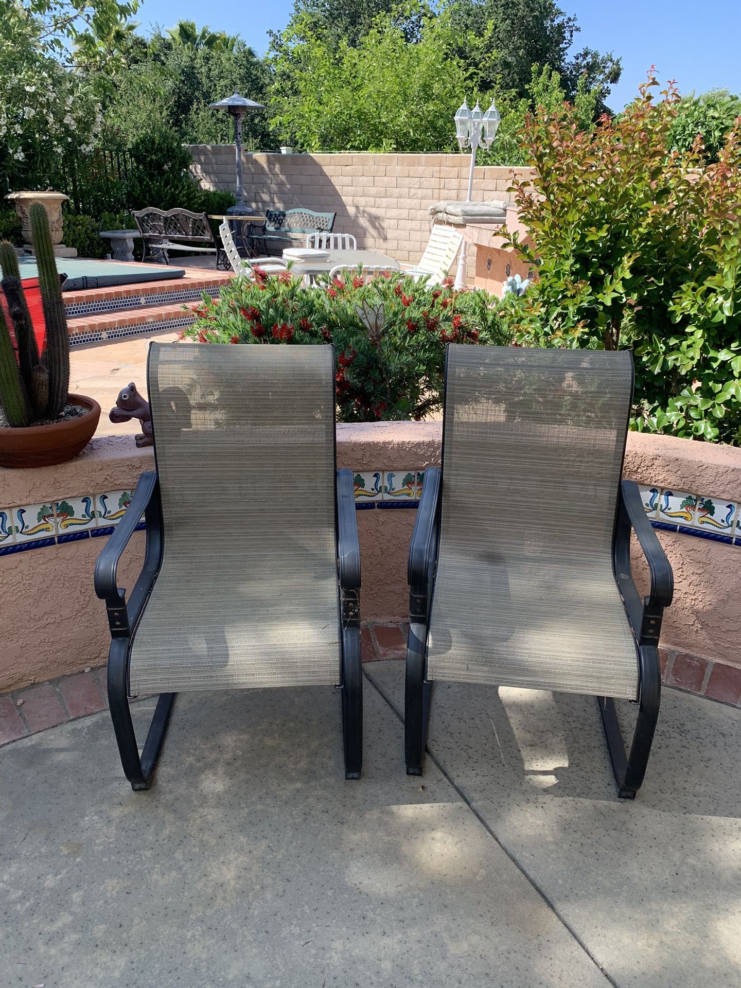Two Sling Patio Chairs for Sale in Murrieta, CA OfferUp