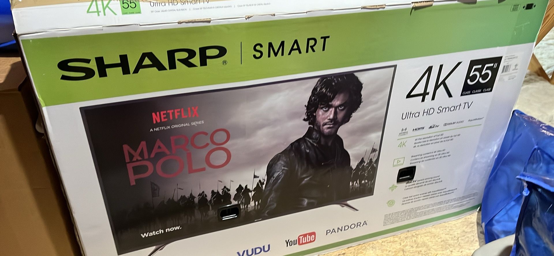 55” 4K Smart Tv 