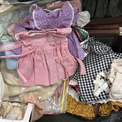 Lot Vintage Toy Doll Clothes Dress Skirt Hat Shoes $2 Ea Pc GREAT DEAL FOR ALL