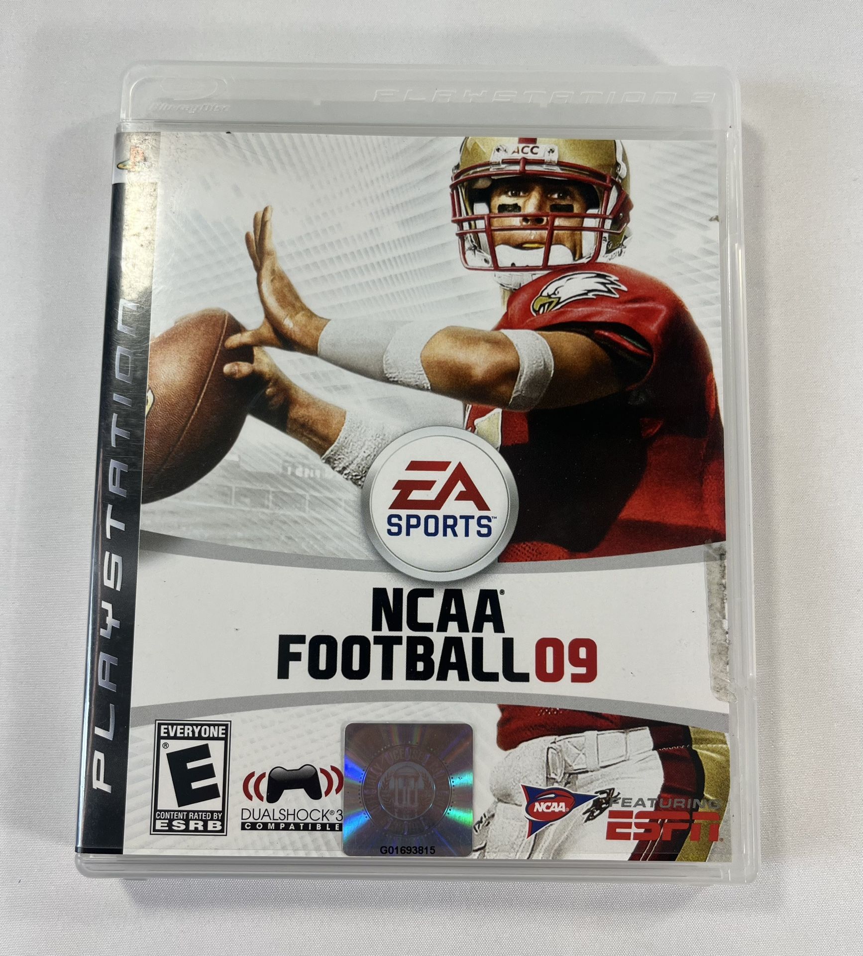 NCAA Football 09 Sony PlayStation 3 2008 PS3 Complete with Manual Tested