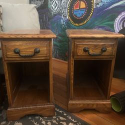 Solid Wood End Tables