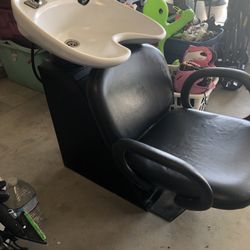 Hair Wash, Barber Chair 