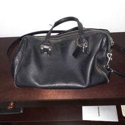 Coach - Black & Silver Purse