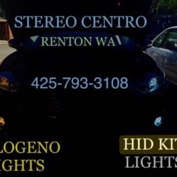 Car alarms, LED lights, subwoofers, speakers, amplifiers