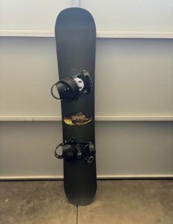 Snowboard With Binding 