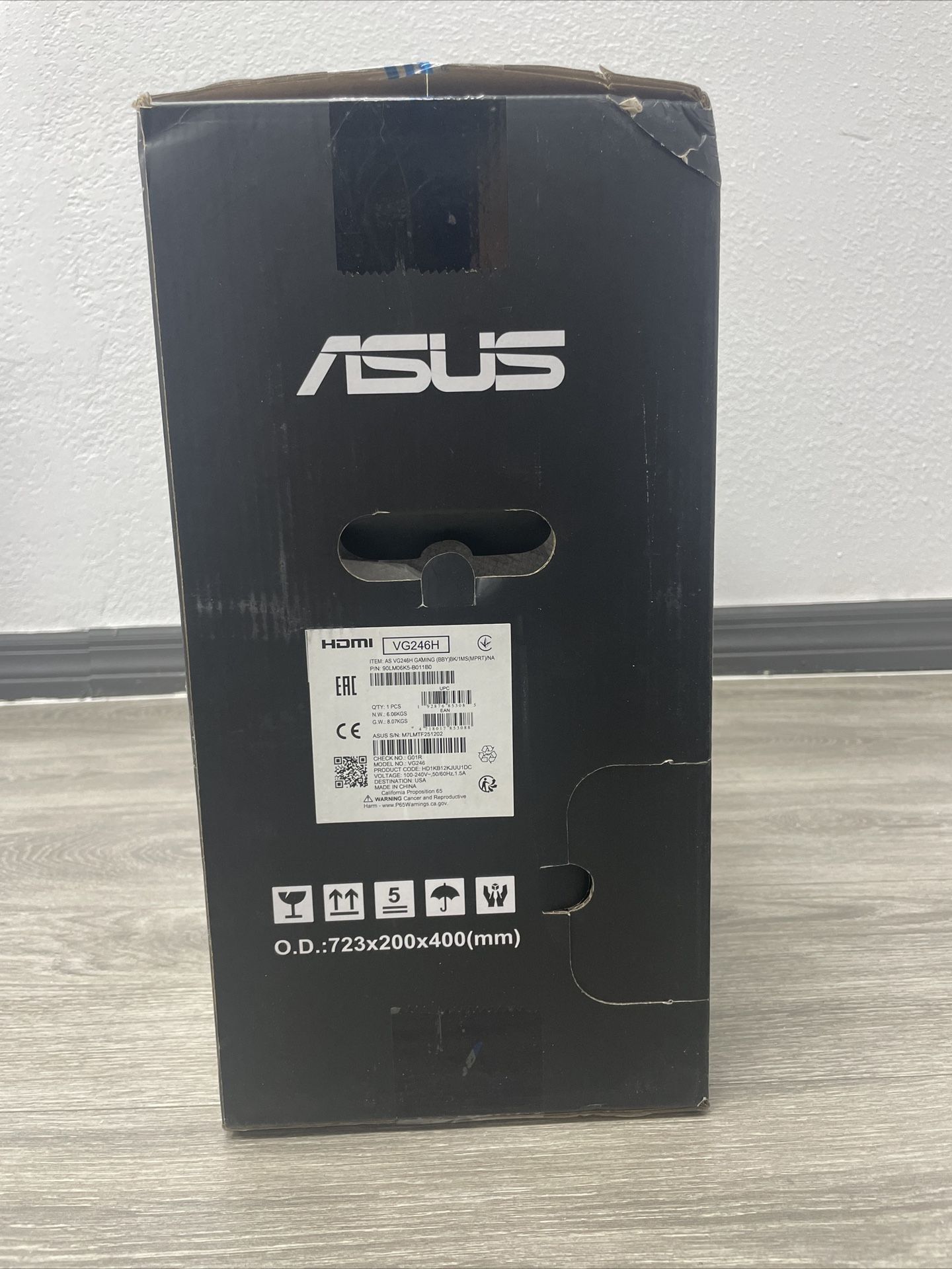 ASUS TUF Gaming VG27VH1BR 27” Curved, 1080P FreeSync 165Hz   Low Blur, 1Ms, HDMI