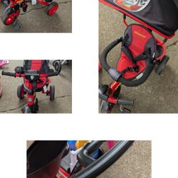 Marshall Paw Patrol Trike Tricycle With Push Handle Straps