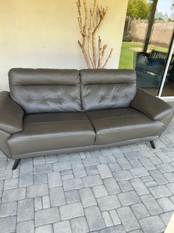 Leather couch