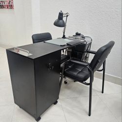 Mesa Dos Sillas ,organizador ,lampara (Todo)