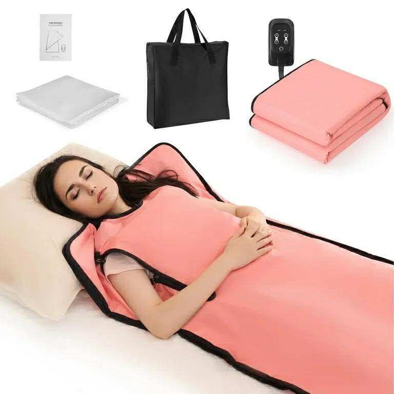 Infrared Sauna Blanket for Detoxification Relaxation, Portable Far Infrared Sauna to Relax and Rejuvenate Your Body and Mind, Perfect for Home Sauna T