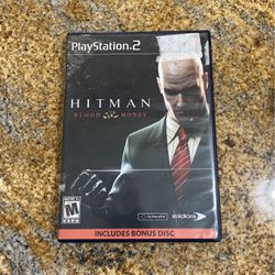 Hitman Blood Money PS2 PlayStation 2 + DVD - Complete 