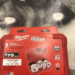 Milwaukee Hole Dozer General purpose Bi Metal Hole Saw Set(9-pice)