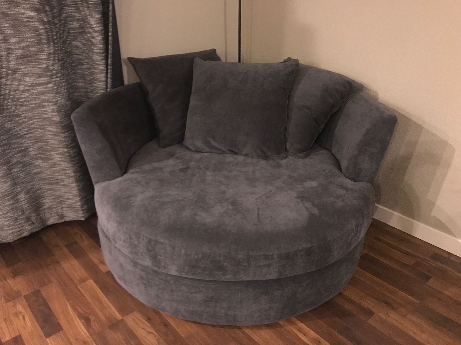 Big Accent Chair Grey