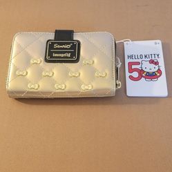 HELLO KITTY 50TH ANNIVERSARY LOUNGEFLY WALLET 