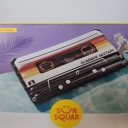 80's inspired mix tape float is perfect for pool parties and summer fun