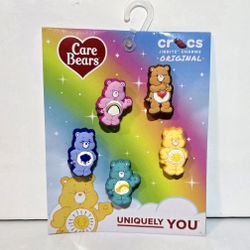 Crocs Care Bear Jibbitz Pack Set of 5 Colorful Unisex Footwear Accessories