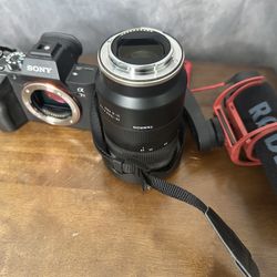Sony Ax 7r, Tamron 28-75mm, Rode Shotgun Mic Light Kit And More 
