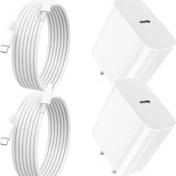 new iPhone 15 Charger Fast Charging,20W Apple iPad USB C Fast Charger,2Pack 6Ft USB C Wall Charger Block for iPhone 15/15 Plus/15 Pro/15 Pro Max, iPad