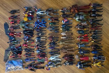 Large Marvel Action Figure Collection Lot