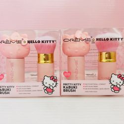 hello kitty kabuki brush. 