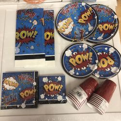 Super Hero Theme Party Supplies